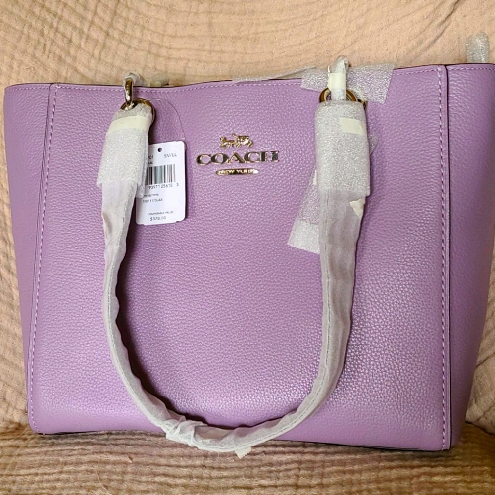 Coach handbag Lilac Jes Tote